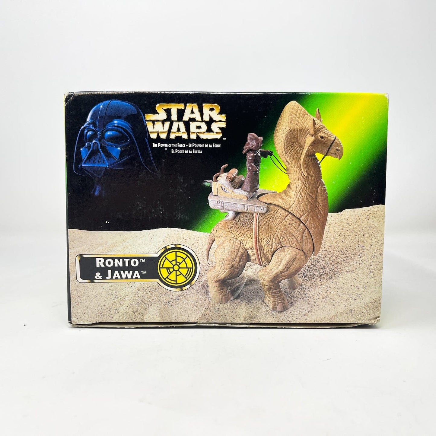 Vintage Hasbro Star Wars Mid Ships Ronto w/ Jawa Figure - POTF2 Hasbro 1997 Star Was Sealed Box