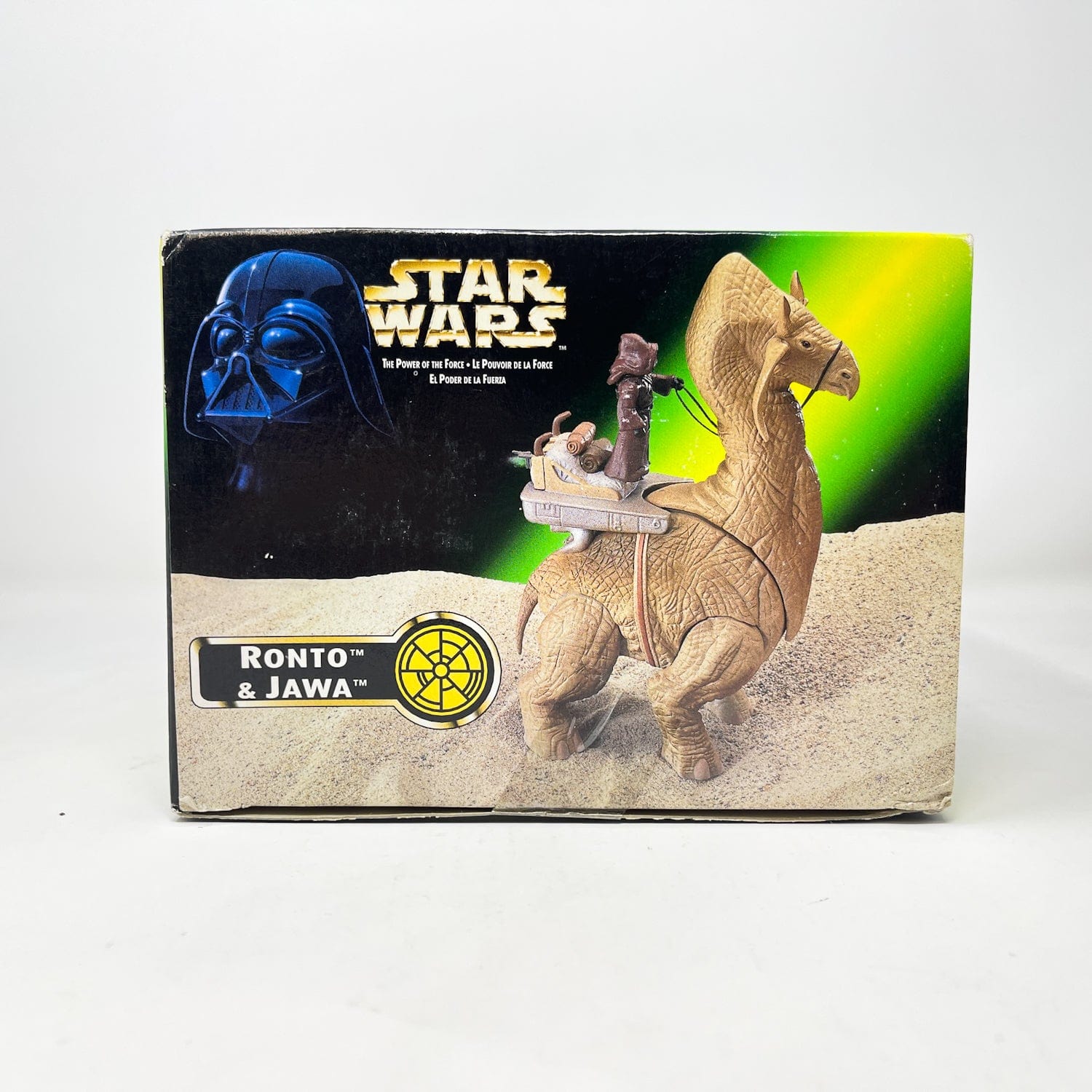 Vintage Hasbro Star Wars Mid Ships Ronto w/ Jawa Figure - POTF2 Hasbro 1997 Star Was Sealed Box