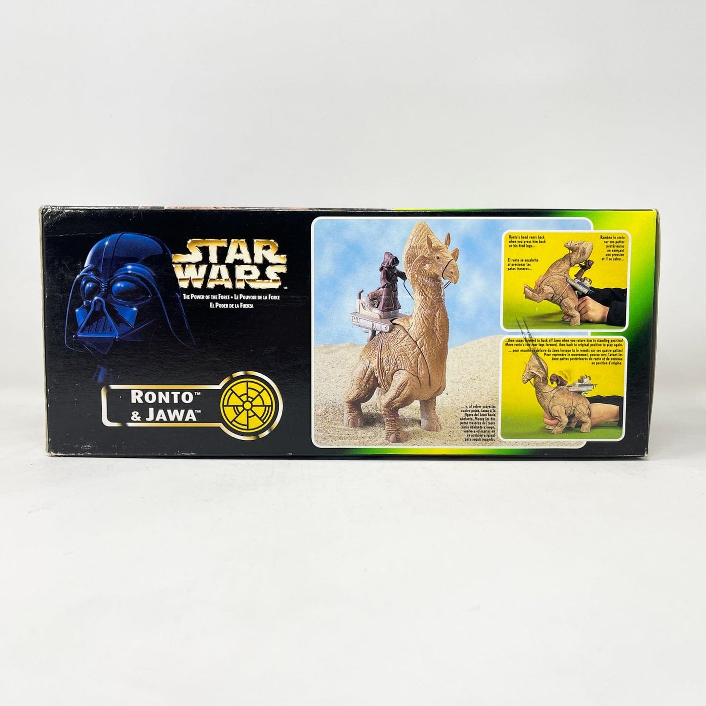 Vintage Hasbro Star Wars Mid Ships Ronto w/ Jawa Figure - POTF2 Hasbro 1997 Star Was Sealed Box