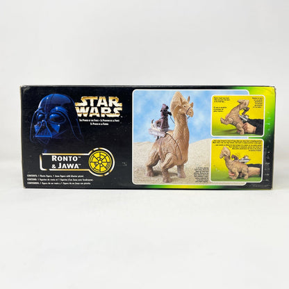 Vintage Hasbro Star Wars Mid Ships Ronto w/ Jawa Figure - POTF2 Hasbro 1997 Star Was Sealed Box