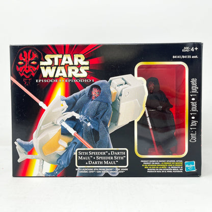Vintage Hasbro Star Wars Mid Ships Sith Speeder & Darth Maul - Hasbro Episode 1 (1998)