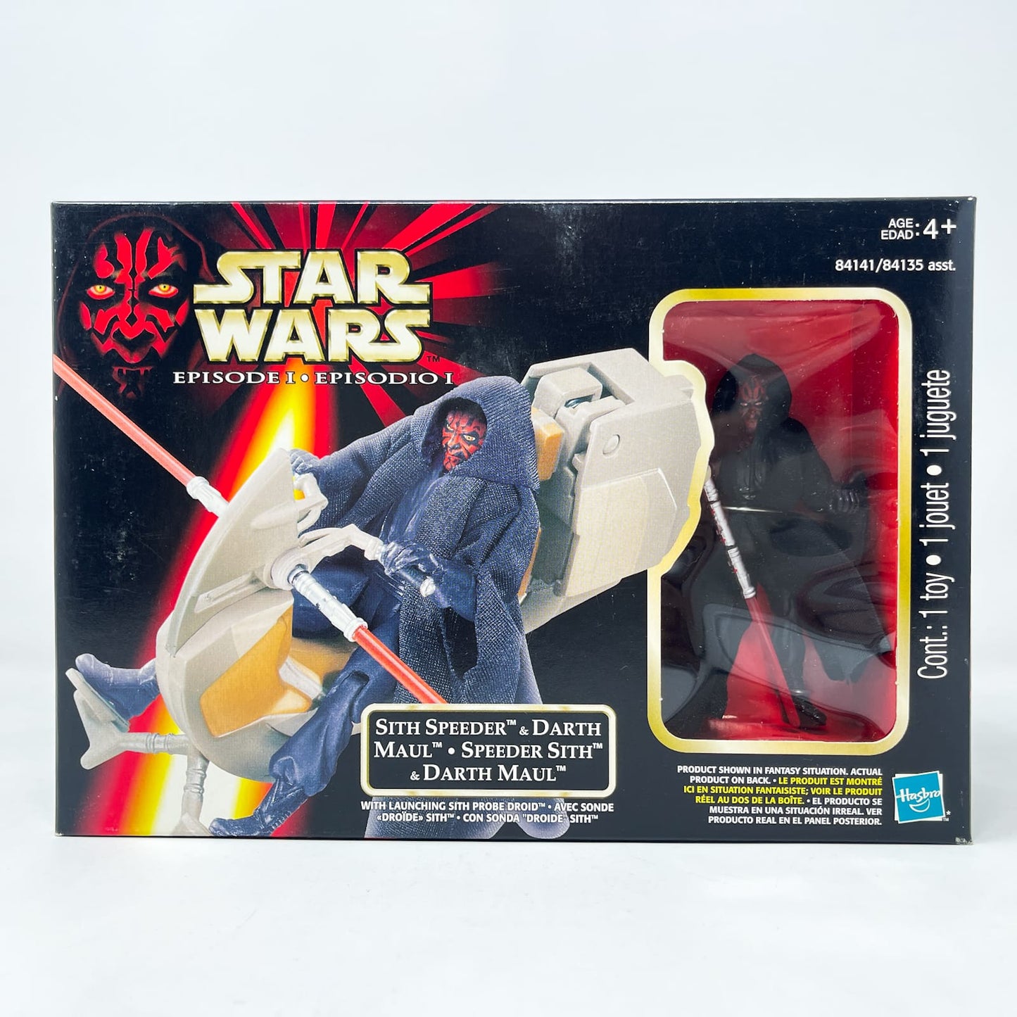 Vintage Hasbro Star Wars Mid Ships Sith Speeder & Darth Maul - Hasbro Episode 1 (1998)