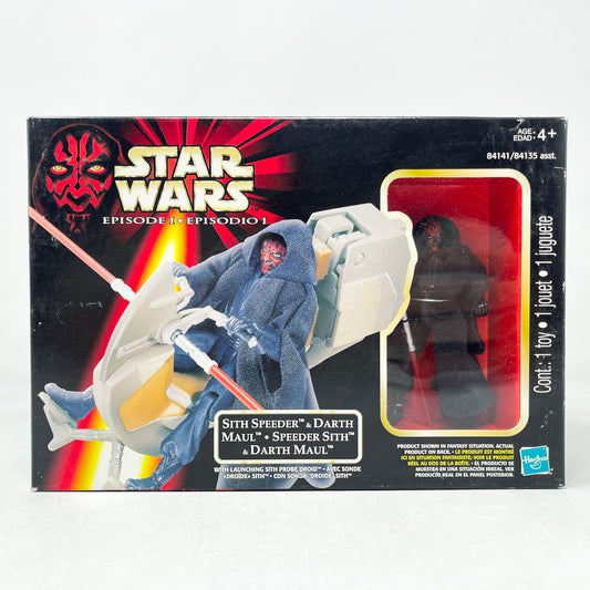 Vintage Hasbro Star Wars Mid Ships Sith Speeder & Darth Maul - Hasbro Episode 1 (1998)