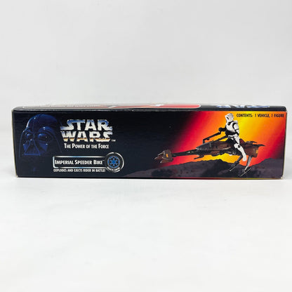 Vintage Hasbro Star Wars Mid Ships Speeder Bike w/ Biker Scout - POTF2 - Sealed