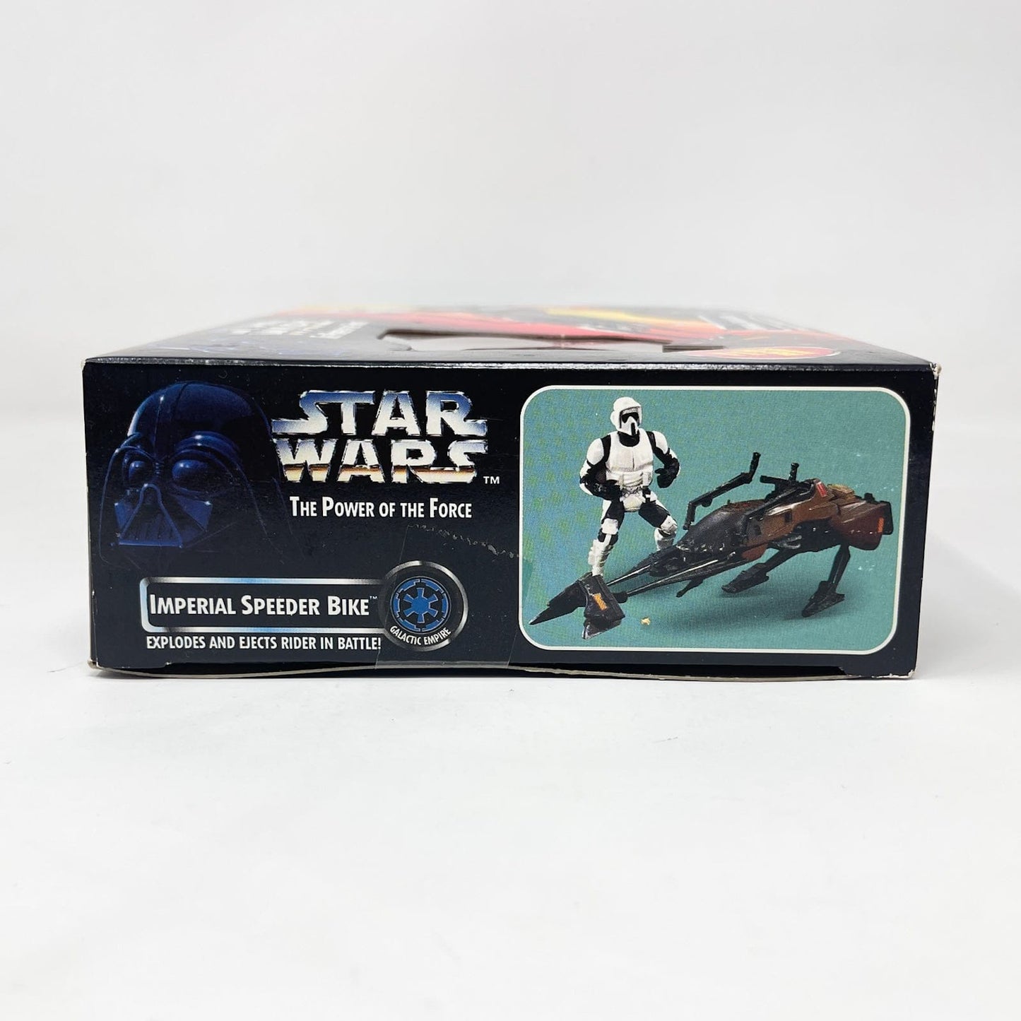 Vintage Hasbro Star Wars Mid Ships Speeder Bike w/ Biker Scout - POTF2 - Sealed