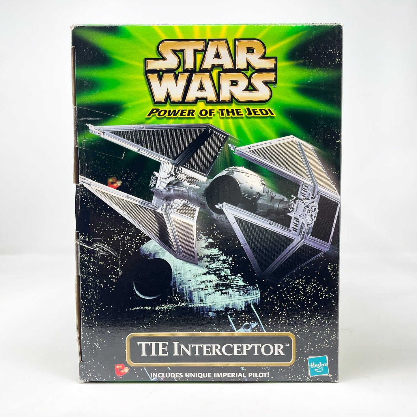 Vintage Hasbro Star Wars Mid Ships TIE Interceptor (2001) - 3.75" Hasbro Power of the Jedi MISB