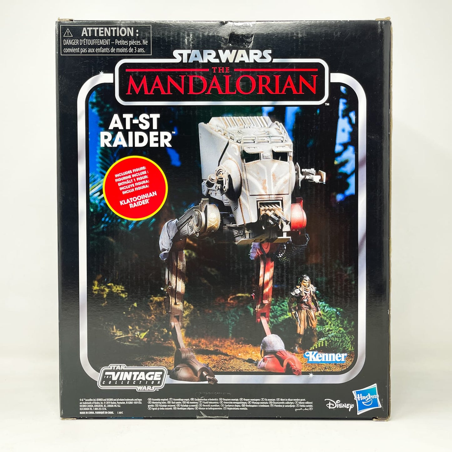 Vintage Hasbro Star Wars Mid Ships VC AT-ST Raider The Mandalorian  - MIB Hasbro Star Wars