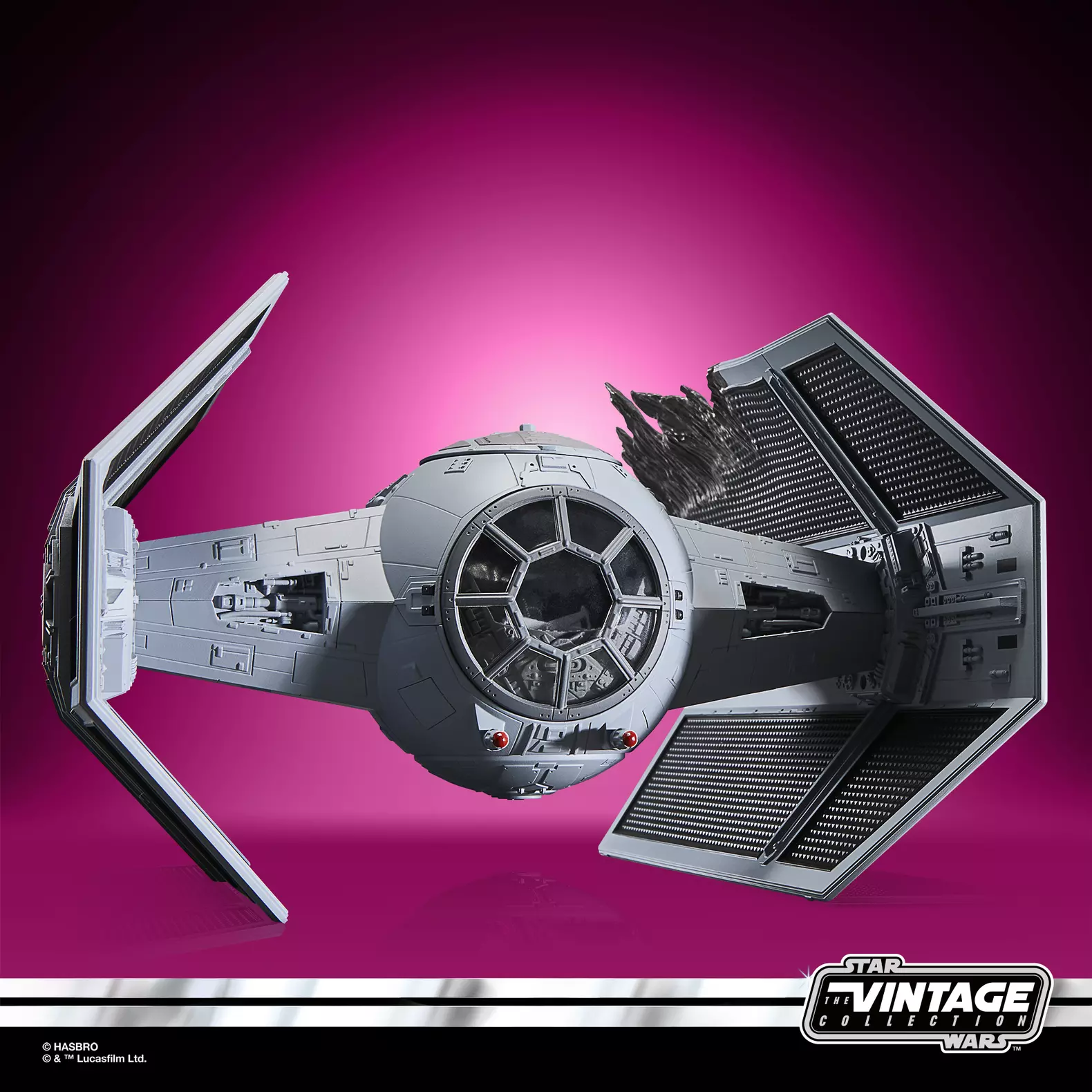Vintage Hasbro Star Wars Mid Ships VC Darth Vader’s TIE Advanced (2025) - Hasbro Vintage Collection