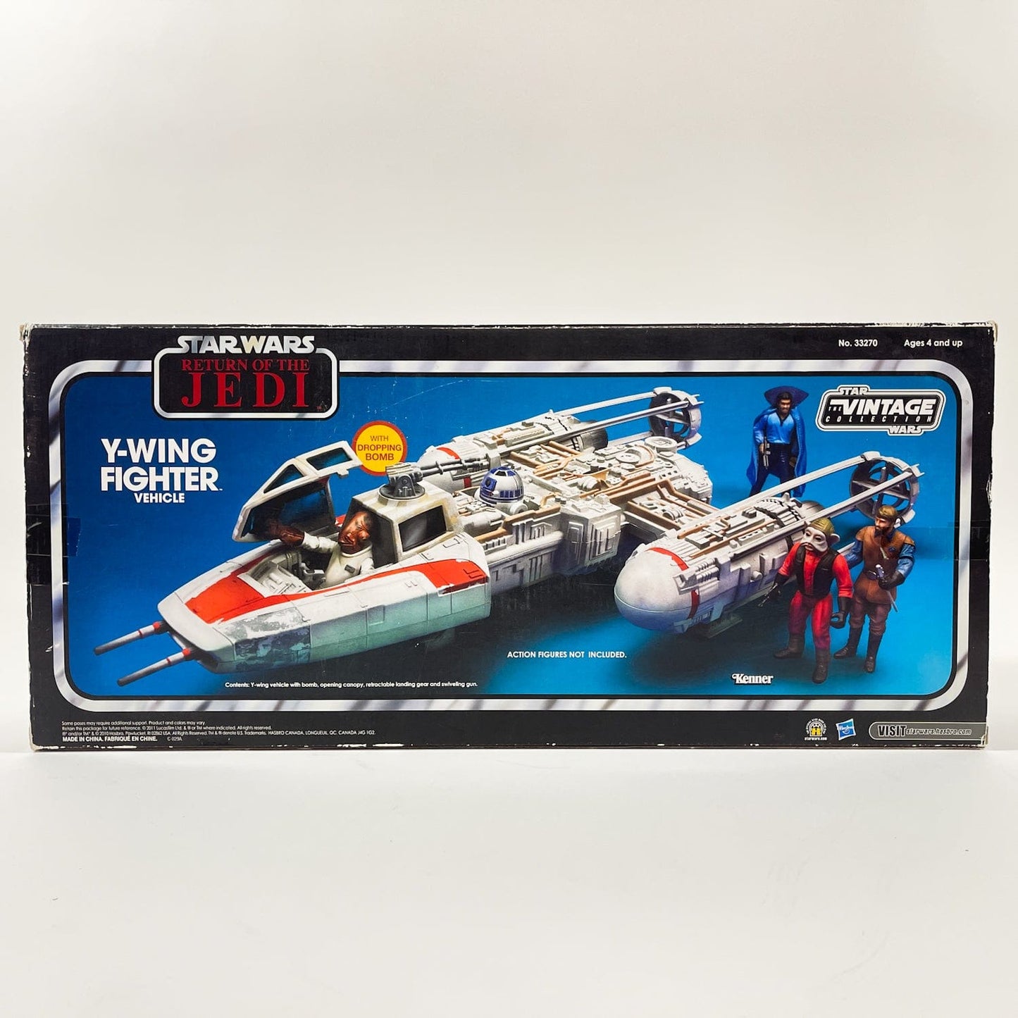 Vintage Hasbro Star Wars Mid Ships VC Y-Wing Fighter - ROTJ (2011) - Hasbro Vintage Collection - Open Box