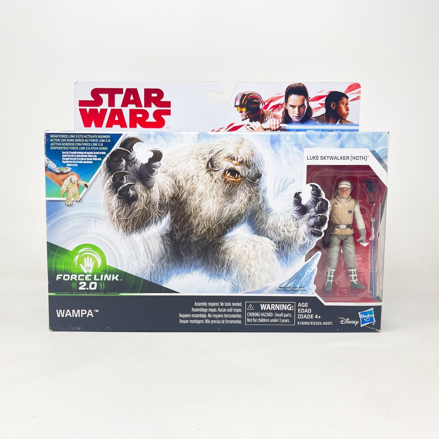 Vintage Hasbro Star Wars Mid Ships Wampa with Luke Skywalker (Hoth) Open Box – Hasbro Star Wars Force Link (2018)