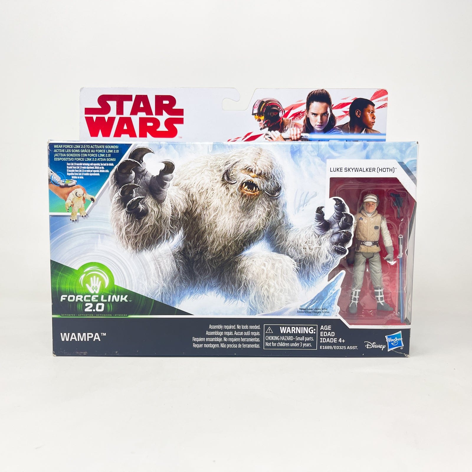 Vintage Hasbro Star Wars Mid Ships Wampa with Luke Skywalker (Hoth) Open Box – Hasbro Star Wars Force Link (2018)