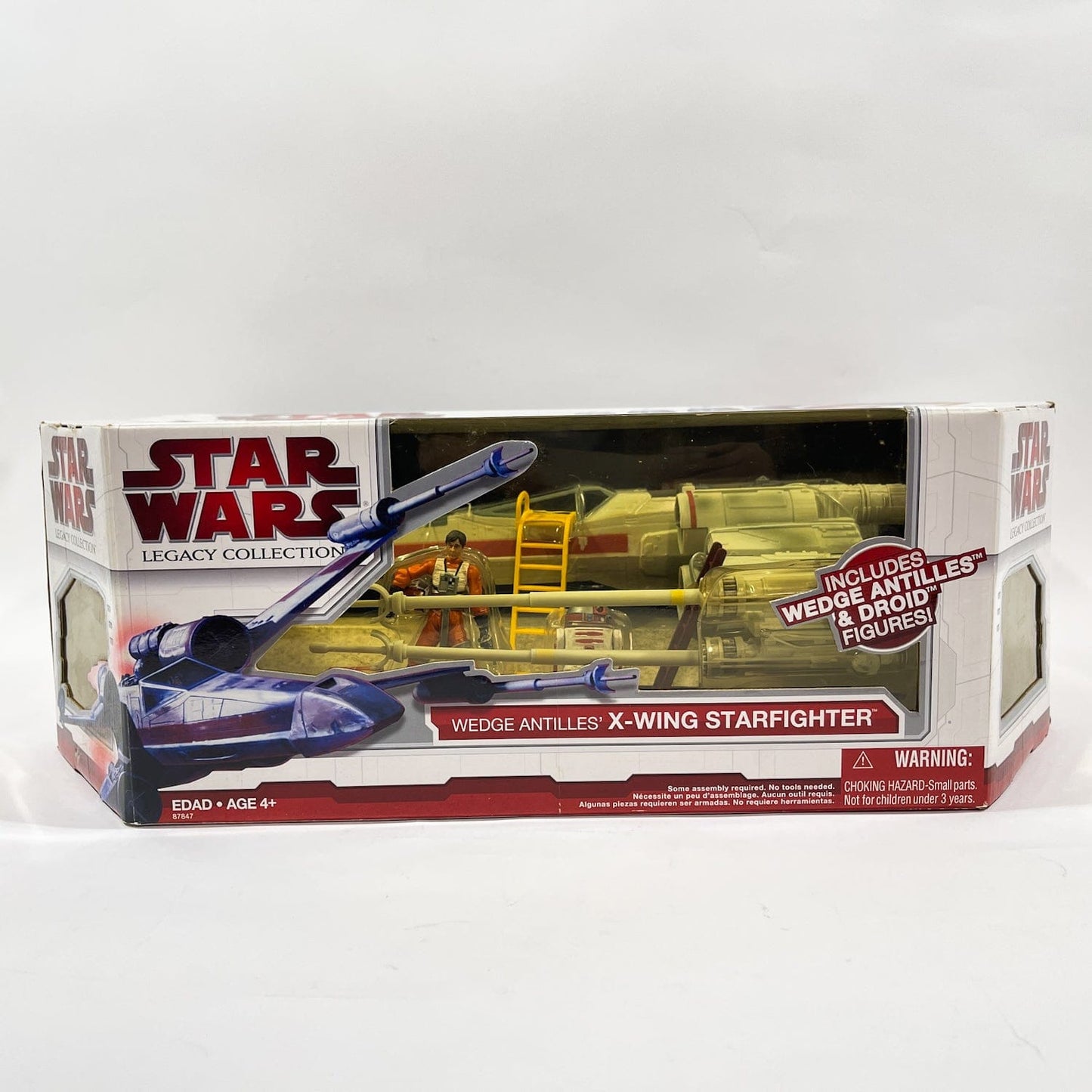 Vintage Hasbro Star Wars Mid Ships Wedge Antilles’ X-Wing Starfighter - Hasbro Legacy Collection 3.75"