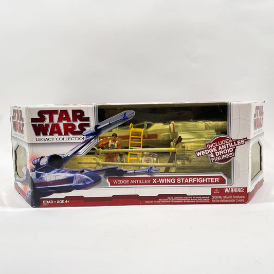 Vintage Hasbro Star Wars Mid Ships Wedge Antilles’ X-Wing Starfighter - Hasbro Legacy Collection 3.75"