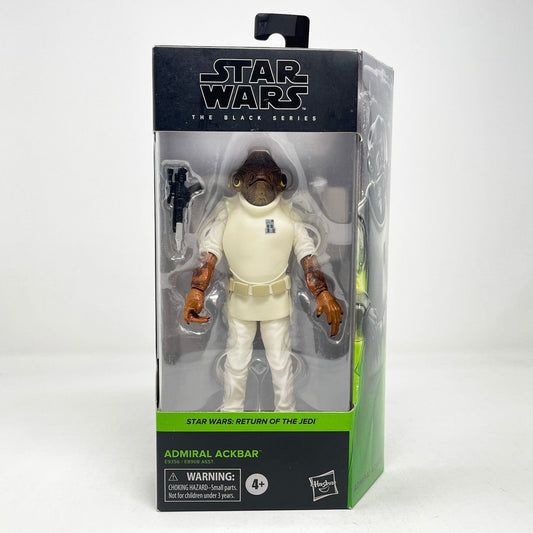 Vintage Hasbro Star Wars Modern MOC Admiral Ackbar- Black Series ROTJ 01 Hasbro Star Wars Action Figure