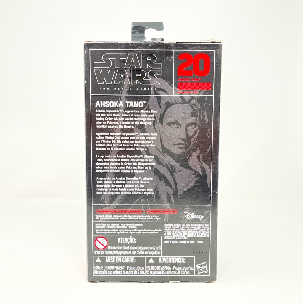 Vintage Hasbro Star Wars Modern MOC Ahsoka Tano #20 (2015) - Black Series Hasbro Star Wars Action Figure