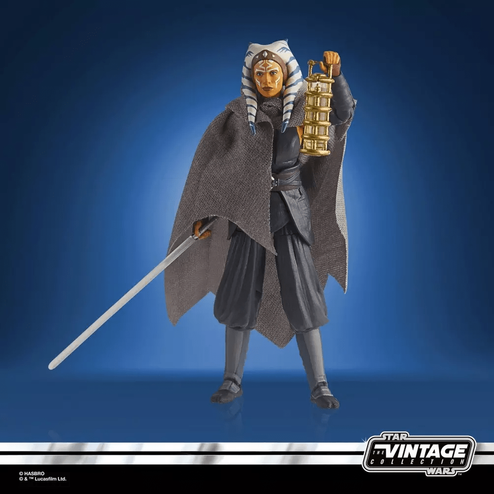 Vintage Hasbro Star Wars Modern MOC Ahsoka Tano & Grogu with Morai (Deluxe) - The Vintage Collection Hasbro Star Wars Figure