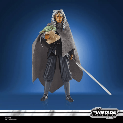 Vintage Hasbro Star Wars Modern MOC Ahsoka Tano & Grogu with Morai (Deluxe) - The Vintage Collection Hasbro Star Wars Figure