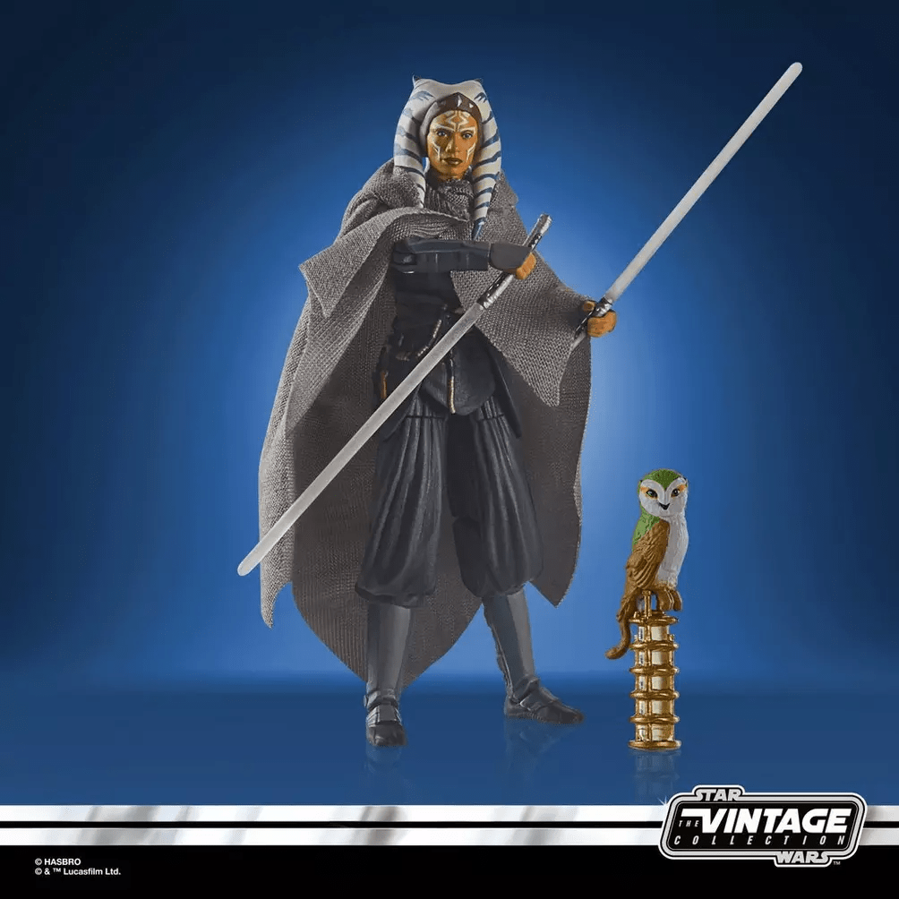 Vintage Hasbro Star Wars Modern MOC Ahsoka Tano & Grogu with Morai (Deluxe) - The Vintage Collection Hasbro Star Wars Figure