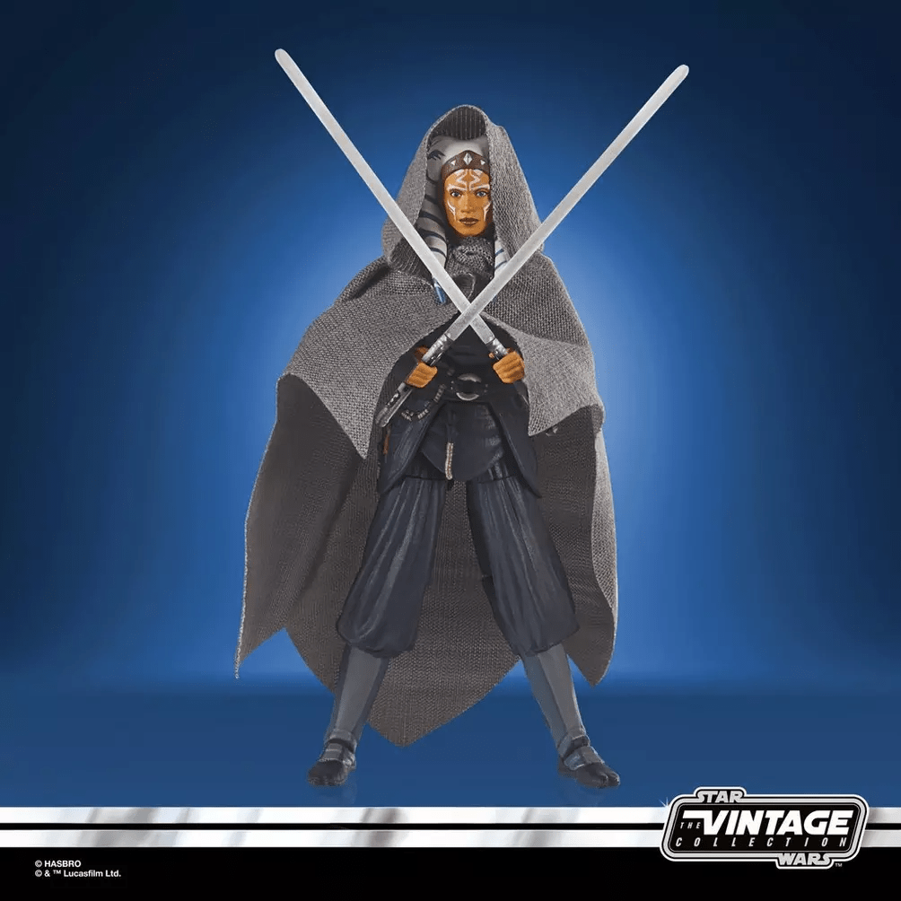 Vintage Hasbro Star Wars Modern MOC Ahsoka Tano & Grogu with Morai (Deluxe) - The Vintage Collection Hasbro Star Wars Figure