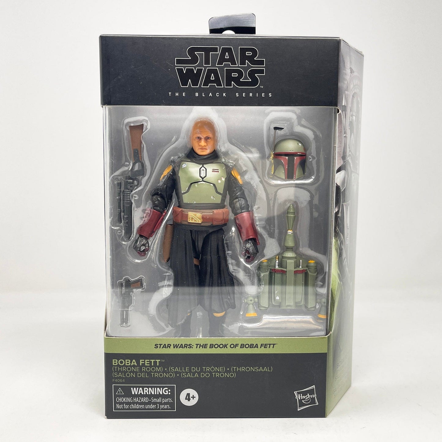 Vintage Hasbro Star Wars Modern MOC Boba Fett (Throne Room - Deluxe) BOBF 02 - Black Series Hasbro Star Wars Action Figure