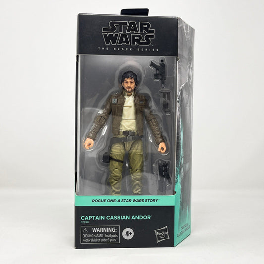 Vintage Hasbro Star Wars Modern MOC Captain Cassian Andor (Rogue One) RO 02 - Black Series Hasbro Star Wars Action Figure