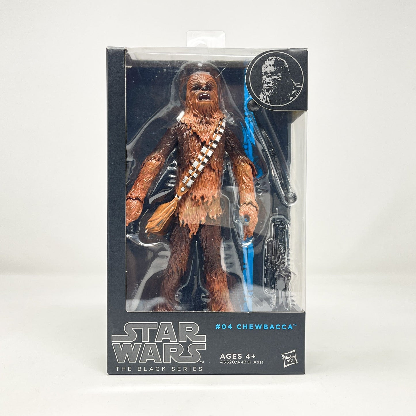 Vintage Hasbro Star Wars Modern MOC Chewbacca #04 (2014) Blue Line - Black Series Hasbro Star Wars Action Figure