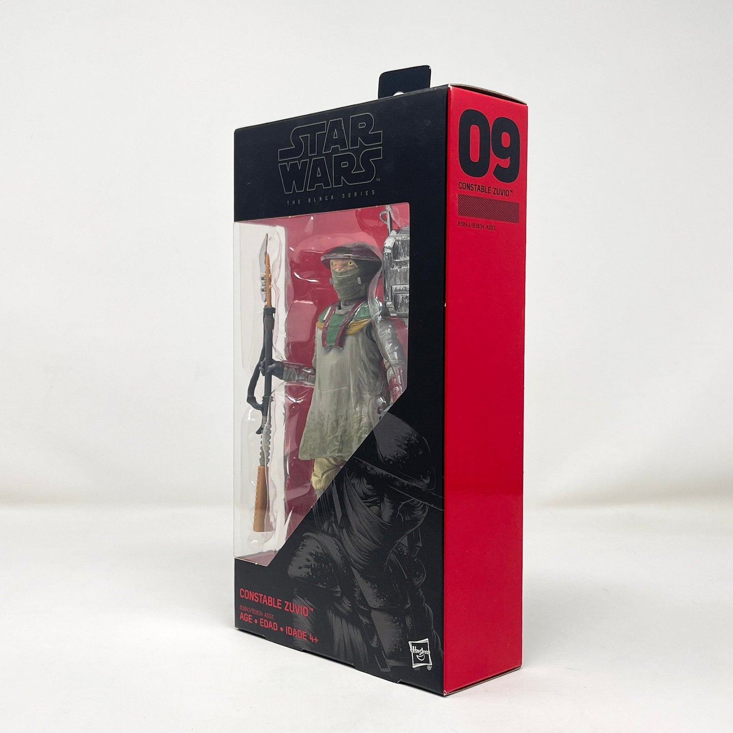 Vintage Hasbro Star Wars Modern MOC Constable Zuvio (TFA) #09- Black Series Hasbro Star Wars Action Figure