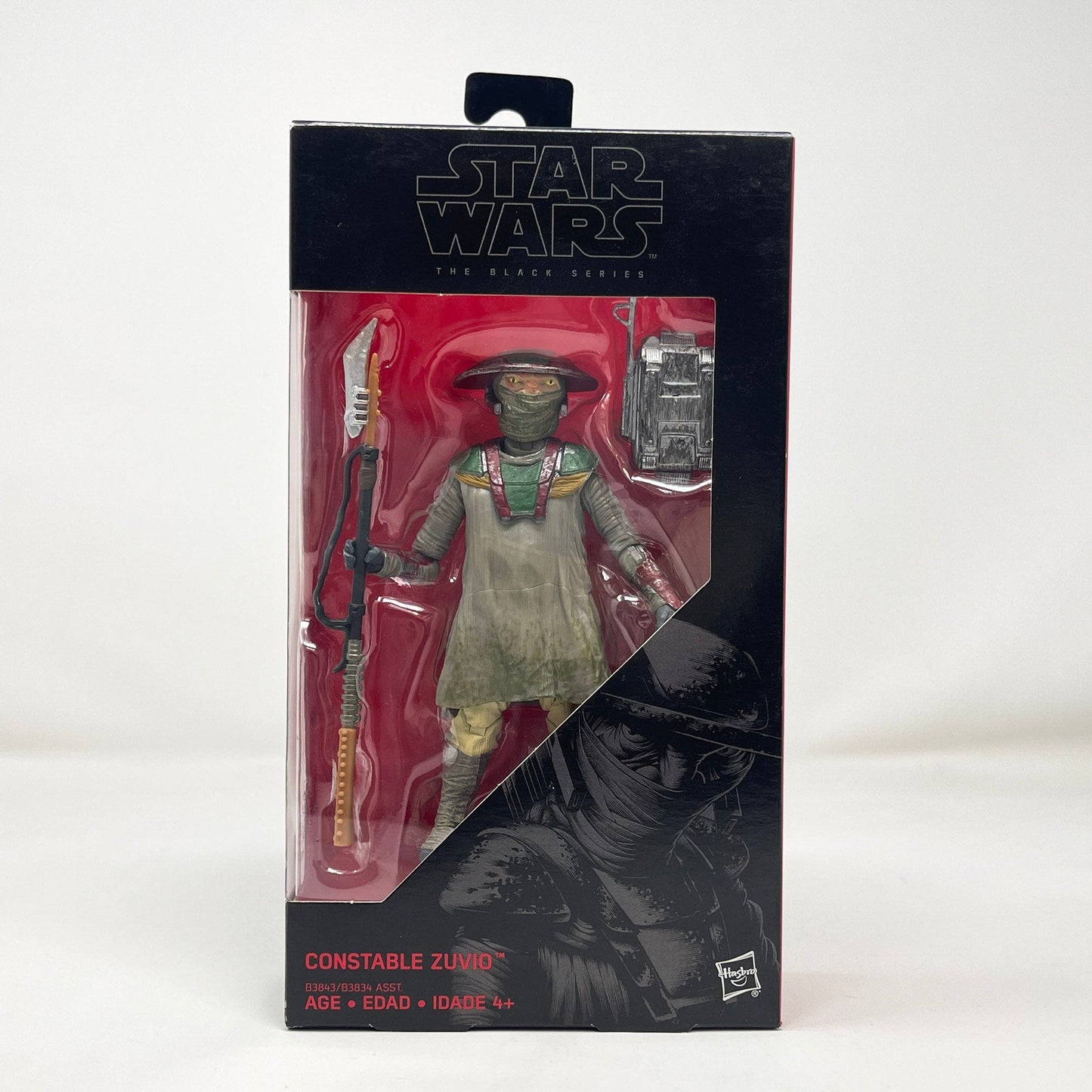 Vintage Hasbro Star Wars Modern MOC Constable Zuvio (TFA) #09- Black Series Hasbro Star Wars Action Figure