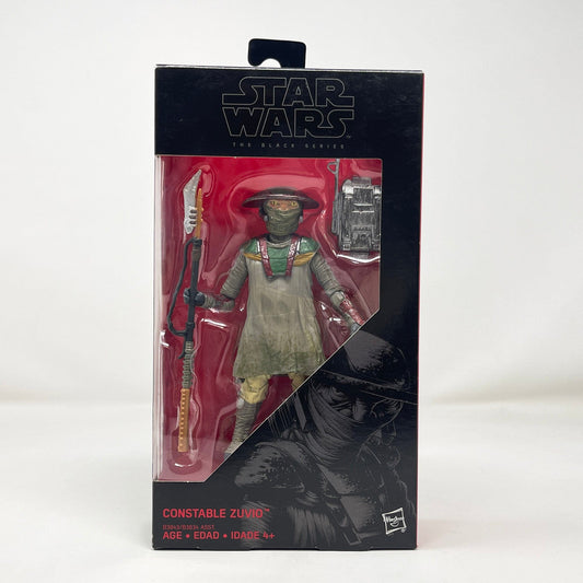 Vintage Hasbro Star Wars Modern MOC Constable Zuvio (TFA) #09- Black Series Hasbro Star Wars Action Figure