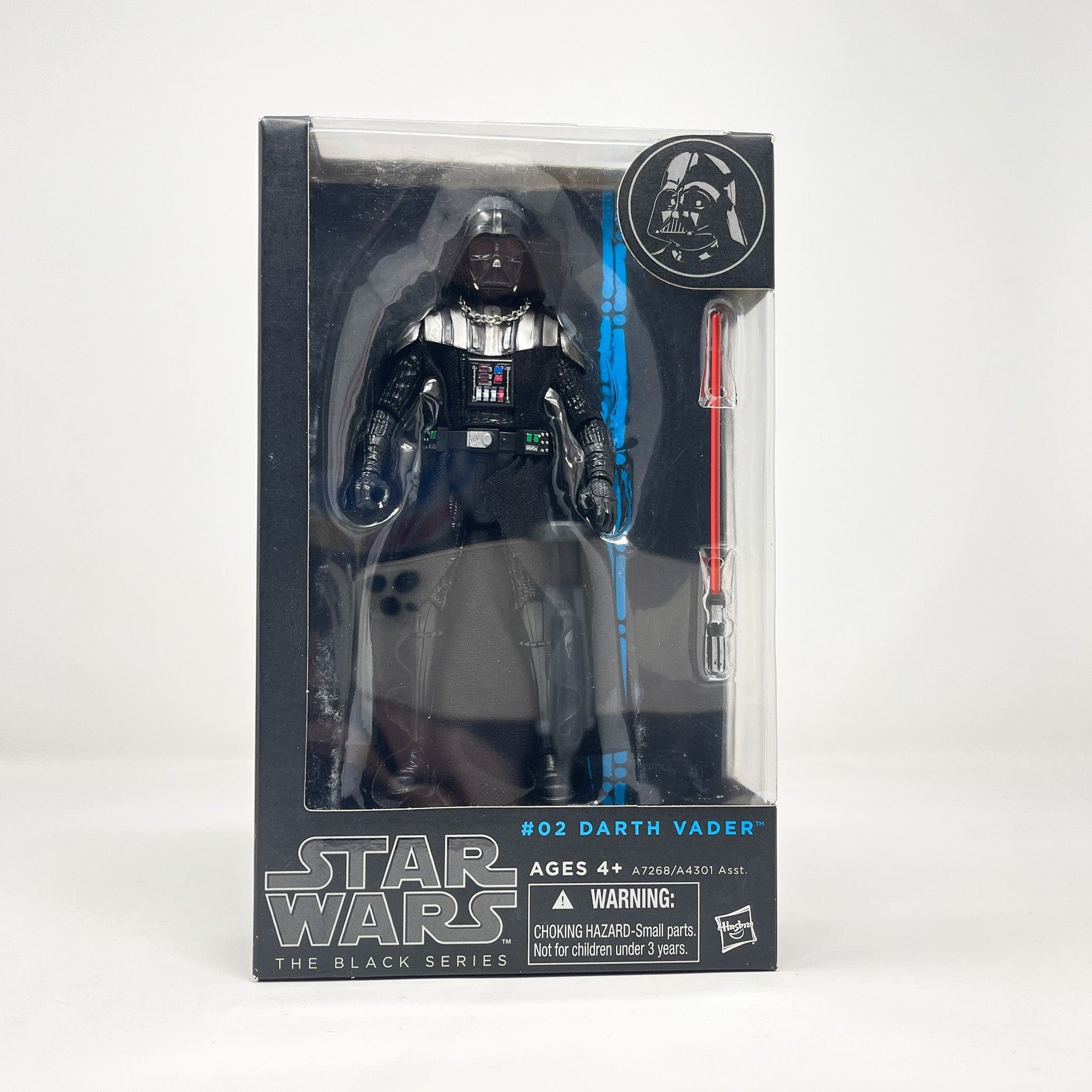 Vintage Hasbro Star Wars Modern MOC Darth Vader #02 (2014) Blue Line - Black Series Hasbro Star Wars Action Figure