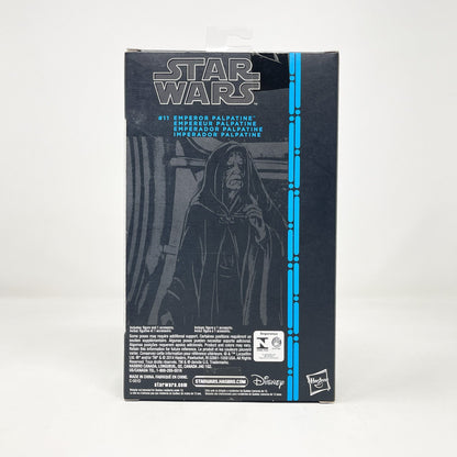 Vintage Hasbro Star Wars Modern MOC Emperor Palpatine #11 (2015) Blue Line - Black Series Hasbro Star Wars Action Figure