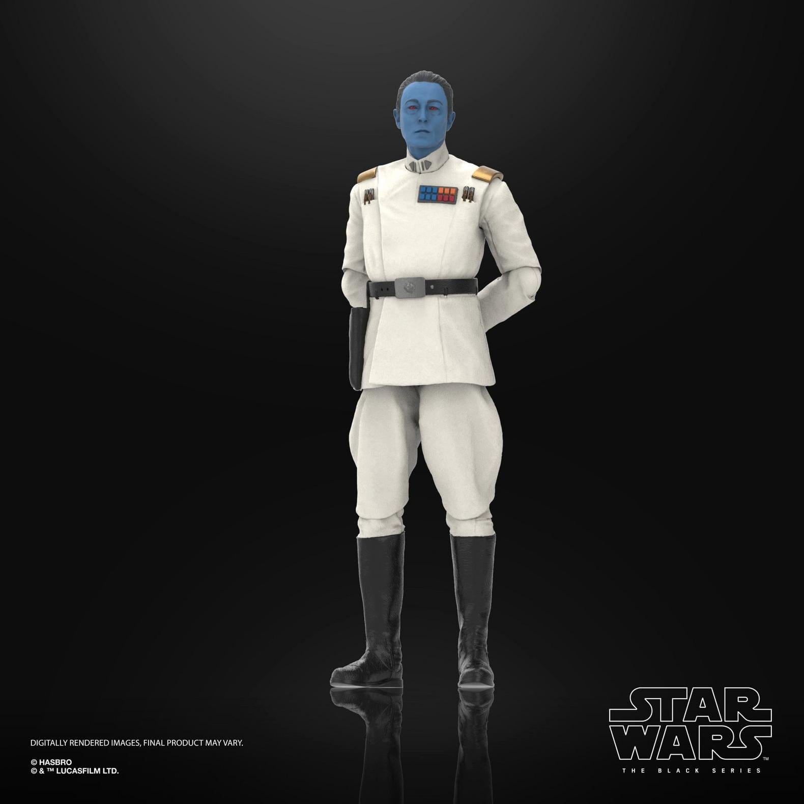 Vintage Hasbro Star Wars Modern MOC Grand Admiral Thrawn (Ahsoka) AHS 12 - Black Series Hasbro Star Wars