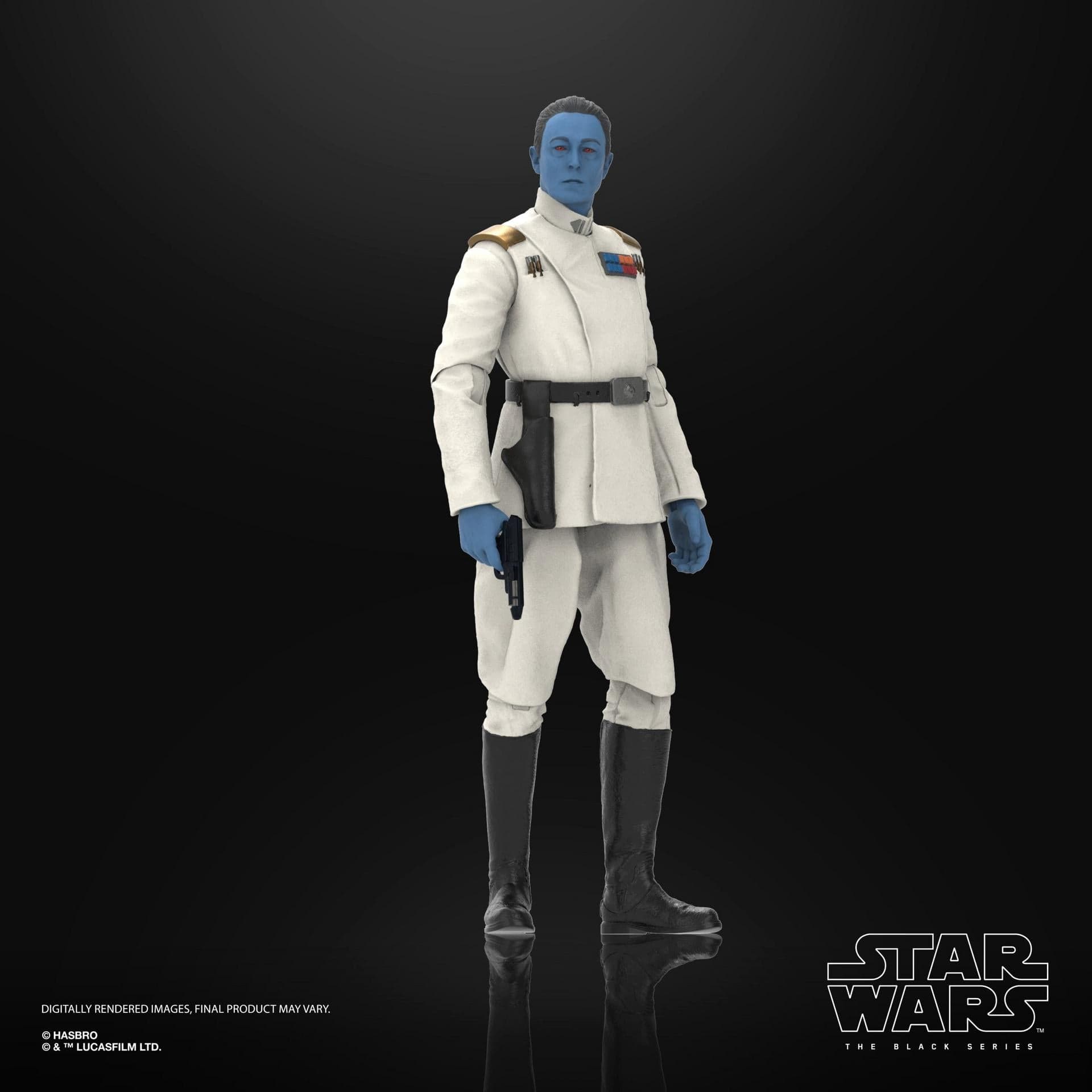 Vintage Hasbro Star Wars Modern MOC Grand Admiral Thrawn (Ahsoka) AHS 12 - Black Series Hasbro Star Wars