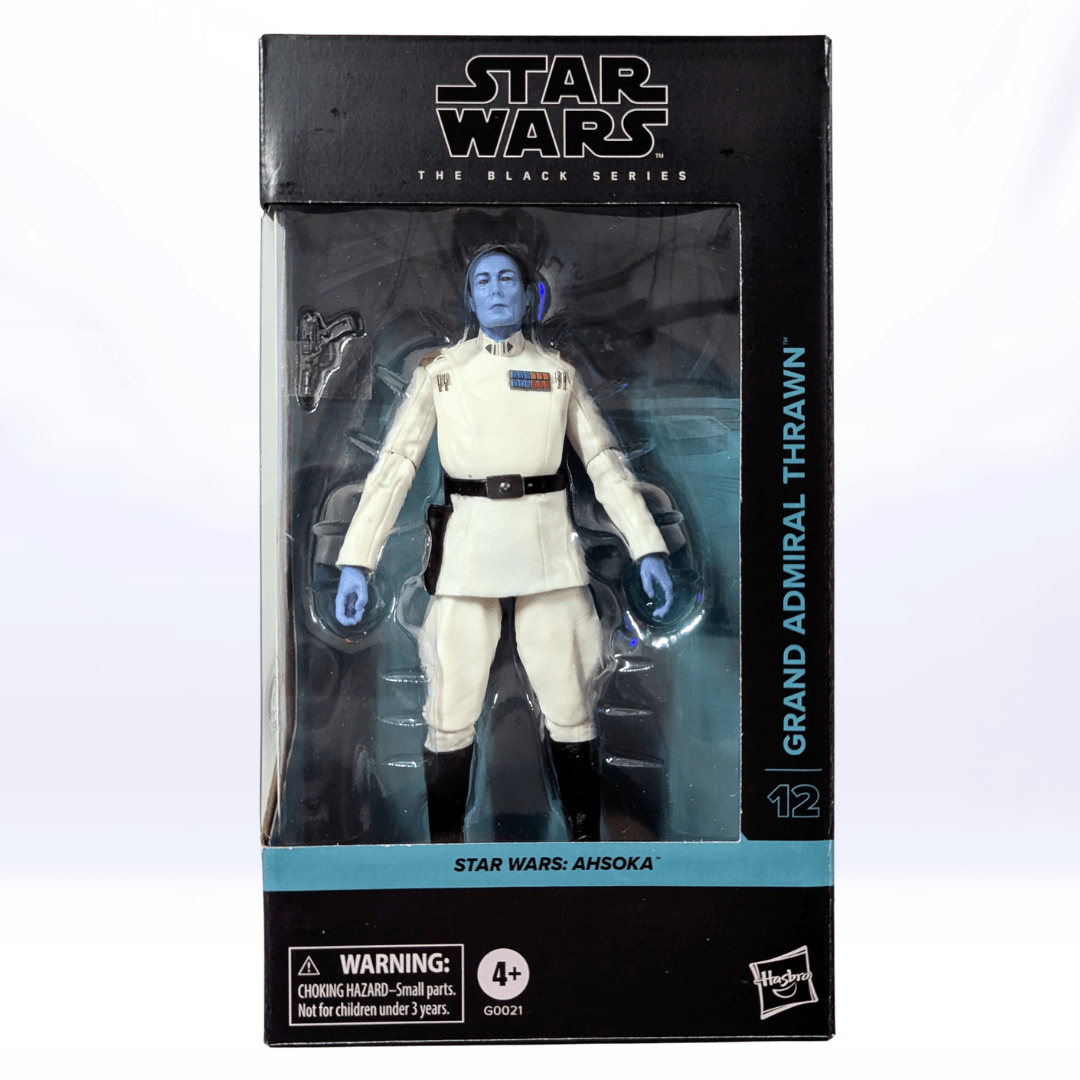 Vintage Hasbro Star Wars Modern MOC Grand Admiral Thrawn (Ahsoka) AHS 12 - Black Series Hasbro Star Wars