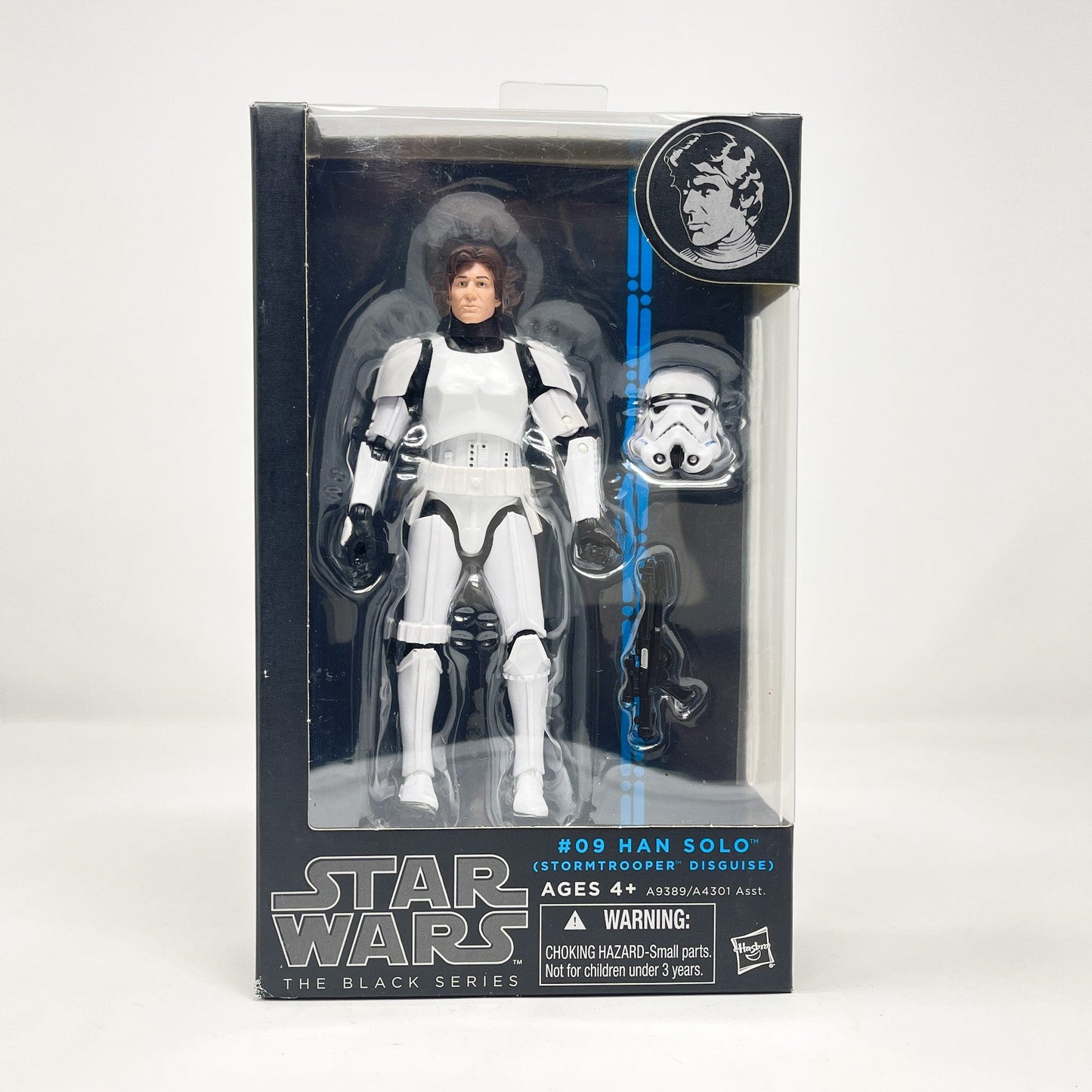 Vintage Hasbro Star Wars Modern MOC Han Solo - Stormtrooper Disguise #09 (2014) Blue Line - Black Series Hasbro Star Wars Action Figure