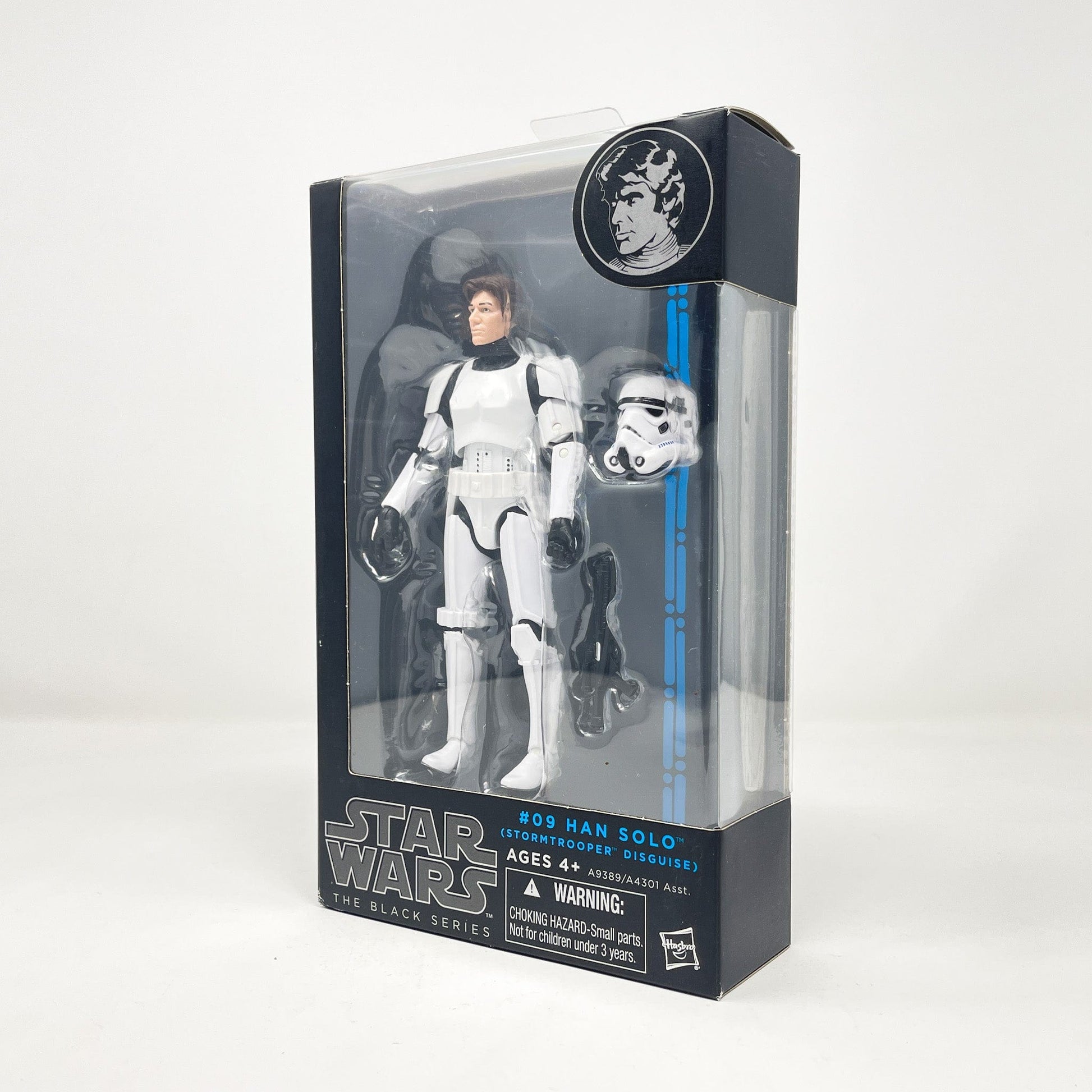 Vintage Hasbro Star Wars Modern MOC Han Solo - Stormtrooper Disguise #09 (2014) Blue Line - Black Series Hasbro Star Wars Action Figure