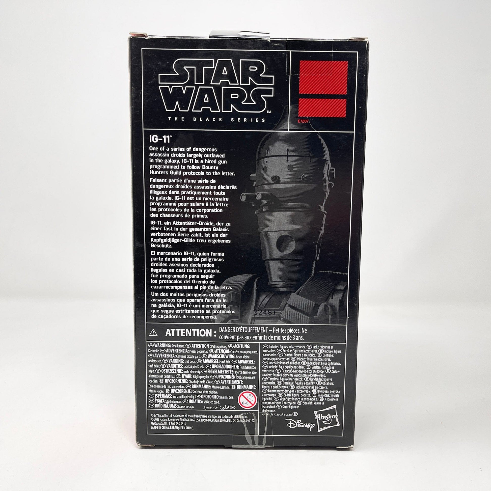 Vintage Hasbro Star Wars Modern MOC IG-11 (The Mandalorian) - Black Series Hasbro Star Wars Action Figure