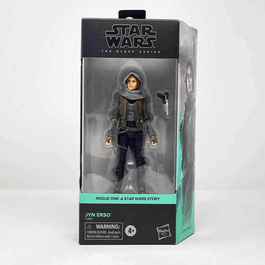 Vintage Hasbro Star Wars Modern MOC Jyn Erso (Rogue One) RO 01 - Black Series Hasbro Star Wars Action Figure