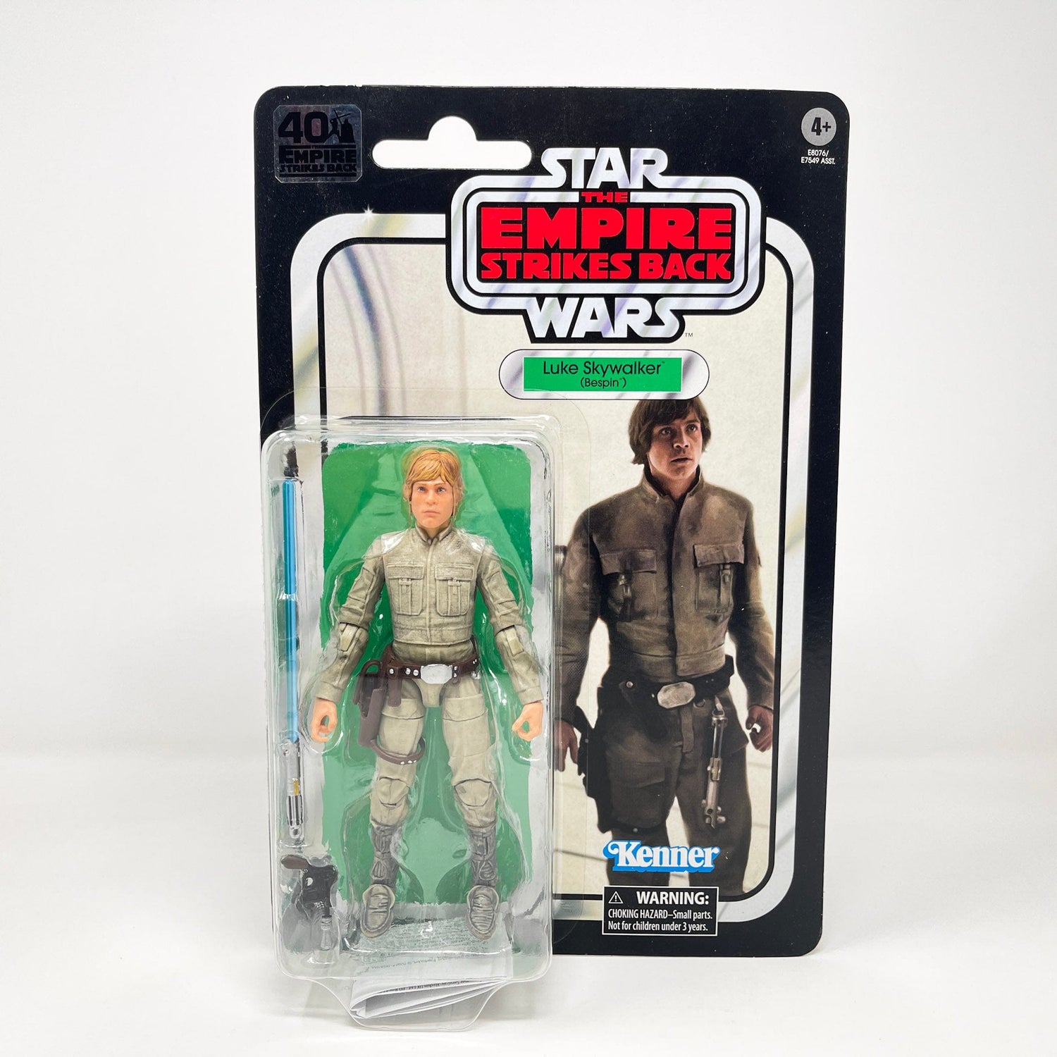 Vintage Hasbro Star Wars Modern MOC Luke Skywalker (Bespin) - Black Series 40th Hasbro Star Wars Action Figure