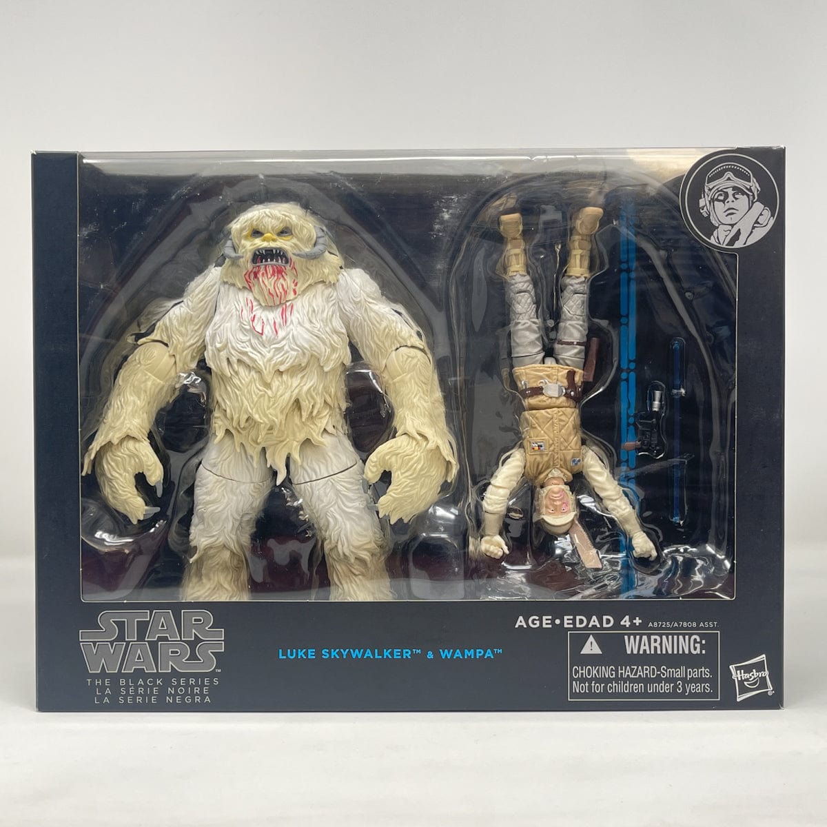 Vintage Hasbro Star Wars Modern MOC Luke Skywalker & Wampa - Black Series Hasbro Star Wars