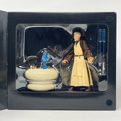 Vintage Hasbro Star Wars Modern MOC Obi-Wan Kenobi with Leia Hologram Table (SDCC 2016) - Black Series Hasbro Star Wars Box Set