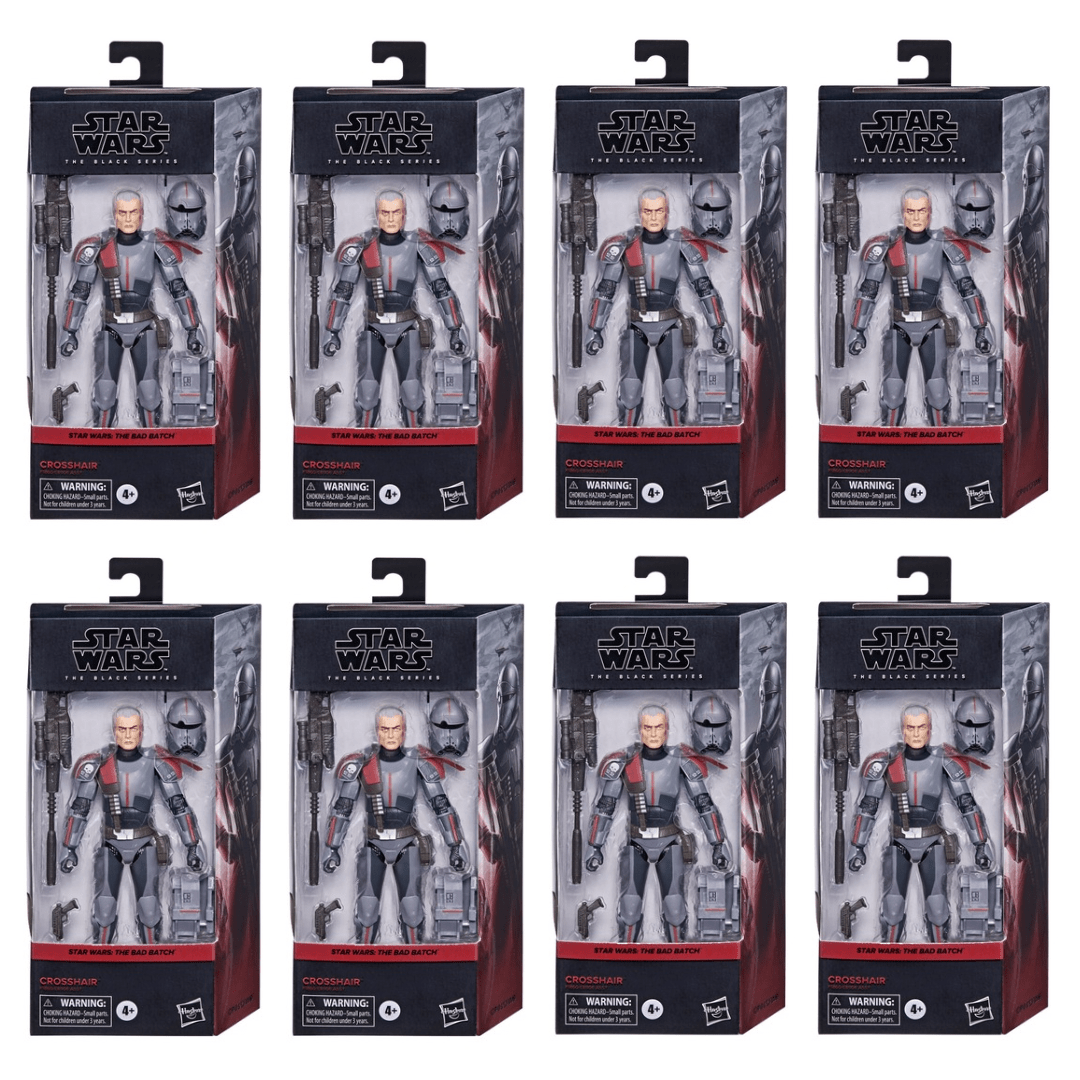 Vintage Hasbro Star Wars Modern MOC Pre-Order Crosshair (Bad Batch) - Sealed Case of 8 - The Black Series