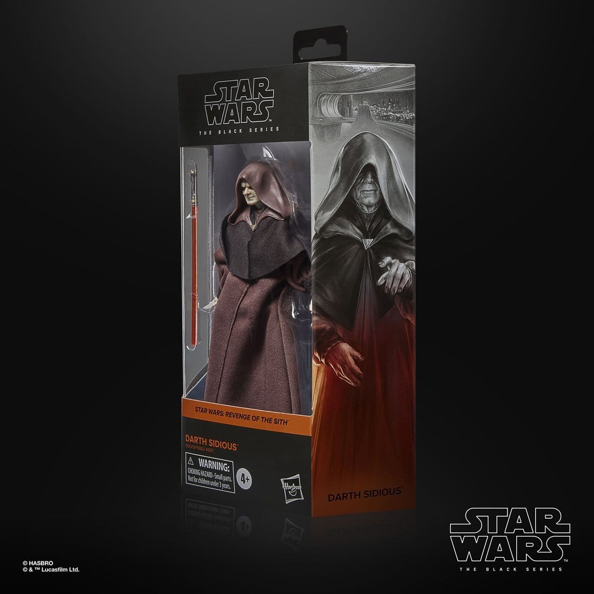 Vintage Hasbro Star Wars Modern MOC Pre-Order Darth Sidious and Super Battle Droid - Sealed Case of 8 - F6852 Wave 5 Assortment - The BLACK SERIES HASBRO STAR WARS Figures