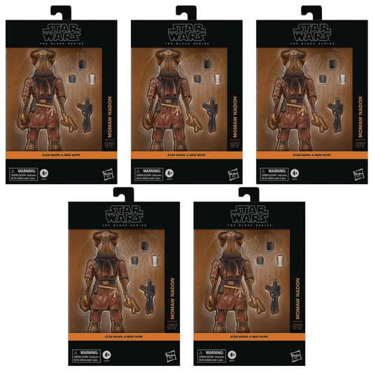 Vintage Hasbro Star Wars Modern MOC Pre-Order Hammerhead Momaw Nadon (Deluxe) G0073 - Sealed Case of 5 - The BLACK SERIES HASBRO STAR WARS Figures