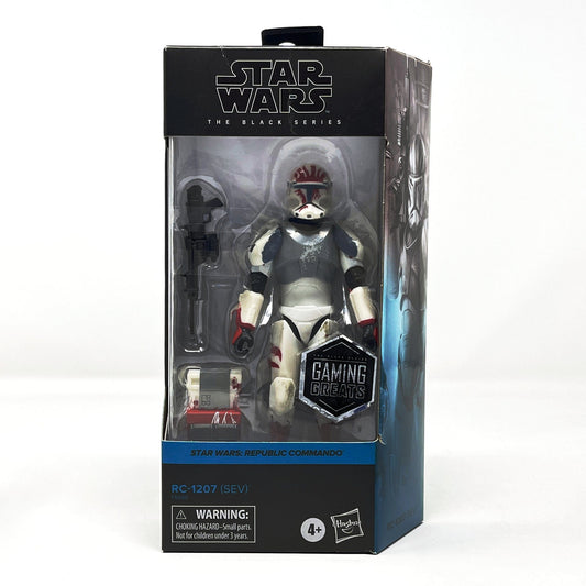 Vintage Hasbro Star Wars Modern MOC RC-1207 SEV (Republic Commando) GG 11 - Black Series Hasbro Star Wars Action Figure