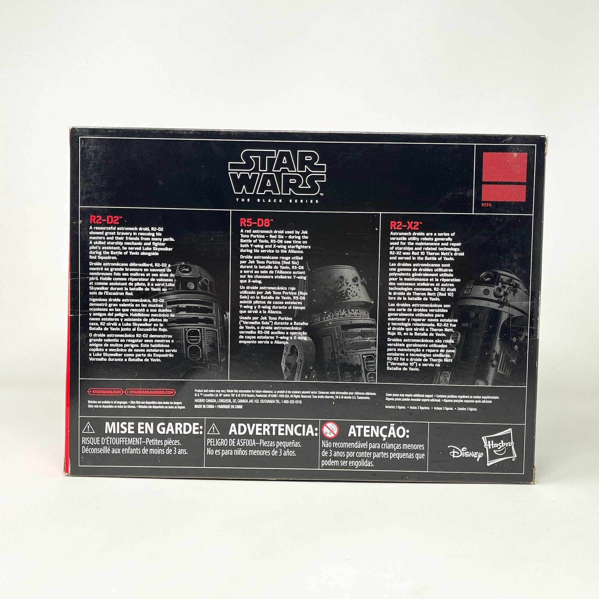 Vintage Hasbro Star Wars Modern MOC Red Squadron Droid 3 Pack (2018) - Black Series Hasbro Star Wars Action Figure