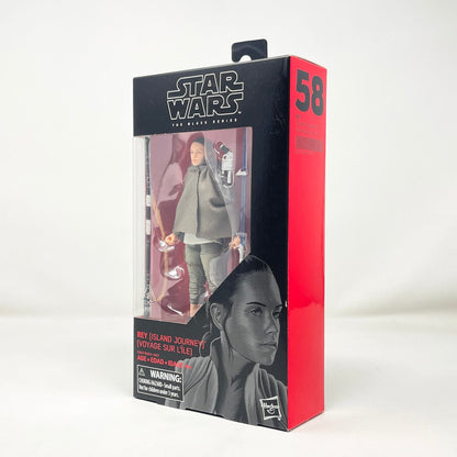 Vintage Hasbro Star Wars Modern MOC Rey (Island Journey) #58 - Black Series Hasbro Star Wars Action Figure