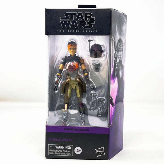 Vintage Hasbro Star Wars Modern MOC Sabine Wren (Rebels) REB 06 (2020) - Black Series Hasbro Star Wars Action Figure