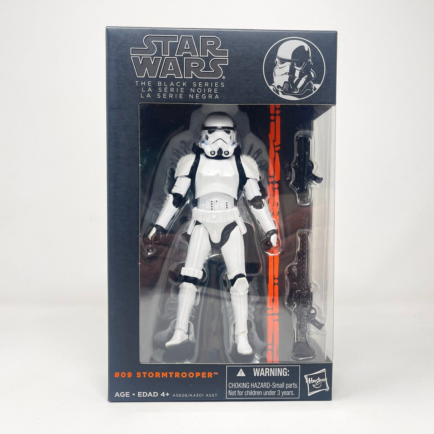 Vintage Hasbro Star Wars Modern MOC Stormtrooper - Orange #09 - Black Series Hasbro Star Wars Action Figure