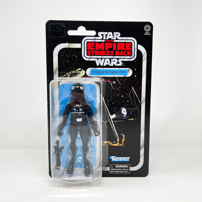 Vintage Hasbro Star Wars Modern MOC Tie Fighter Pilot (ESB) - Black Series 40th Hasbro Star Wars Action Figure